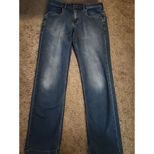 Tommy Bahama Jeans Mens 34x31 Blue Antigua Cove Vintage Wash Mid Rise Denim